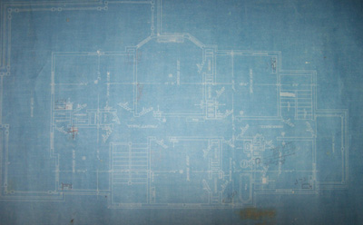 1904 Second Floor Victorian Architectural Drawing