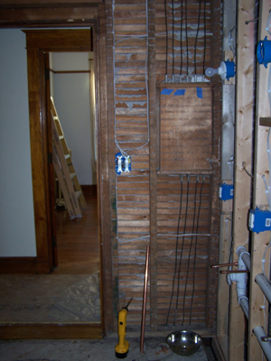Bathroom wiring