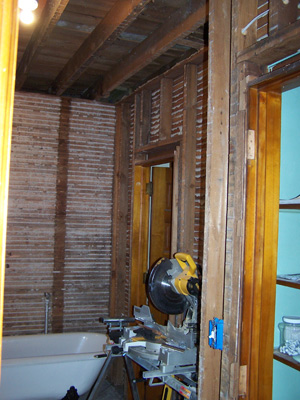 Closet removed
