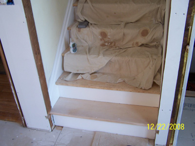 Stripped staircase