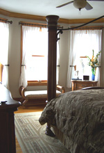 Master Bedroom with Bay Style Windows