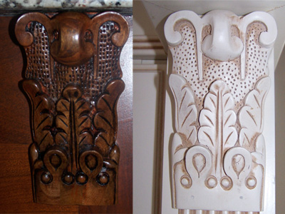Acanthus Kitchen Cabinet Onlays